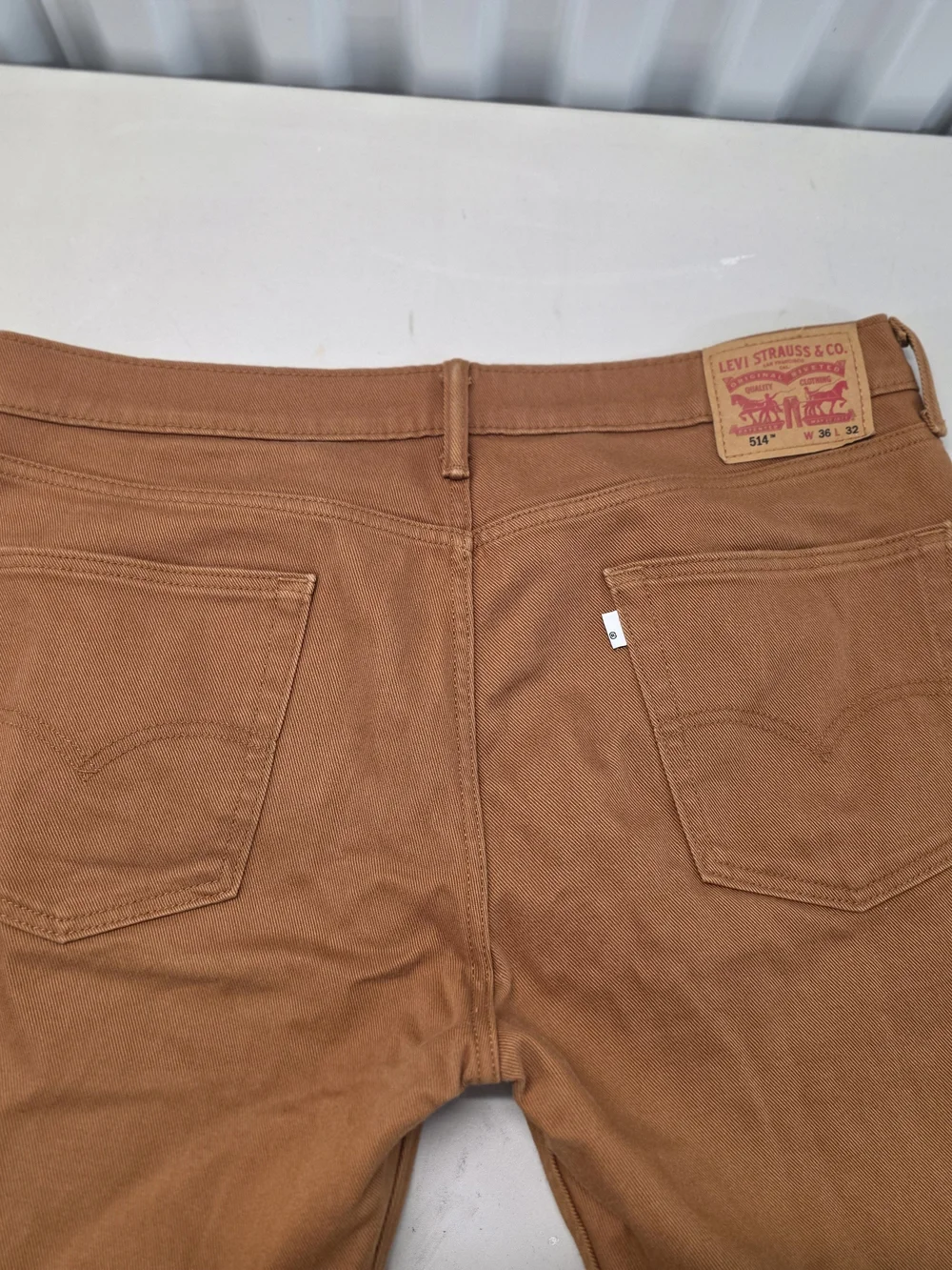 Levi's 514 White Tag Brown Men's Size 36x32